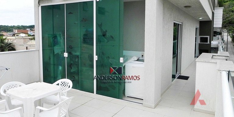 1022 - Apartamento com vista para o mar de Bombinhas - Resid