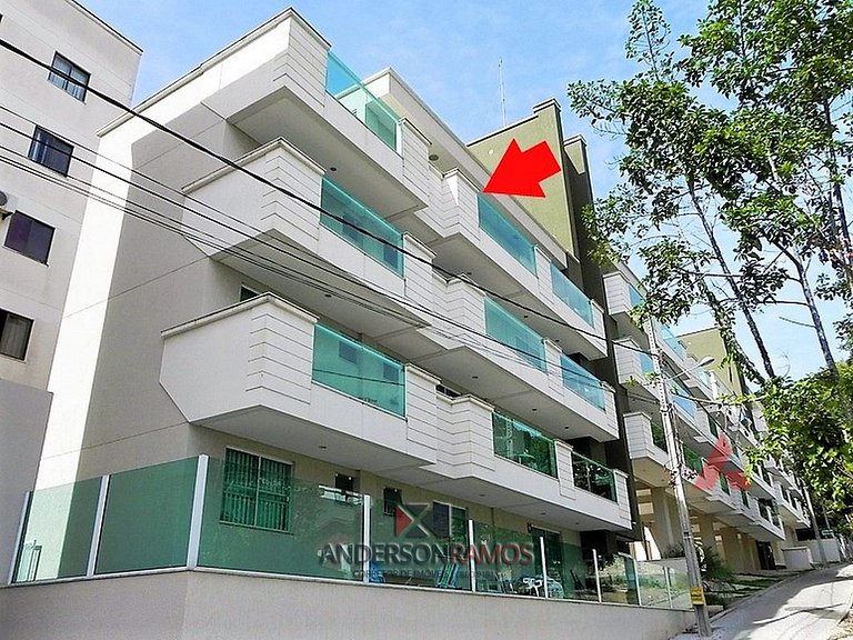 1022 - Apartamento com vista para o mar de Bombinhas - Resid
