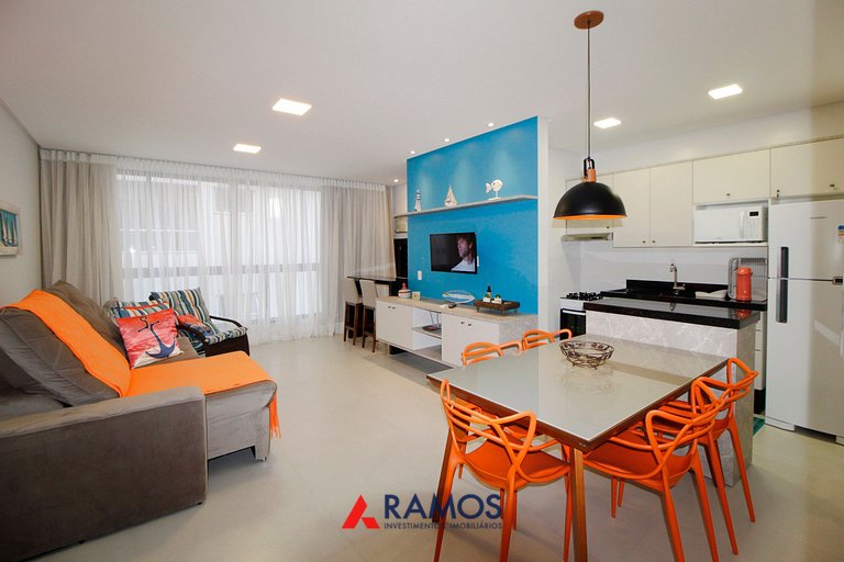 1087 Apto na praia de Bombinhas