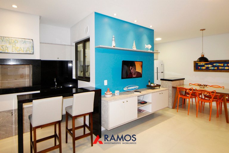 1087 Apto na praia de Bombinhas