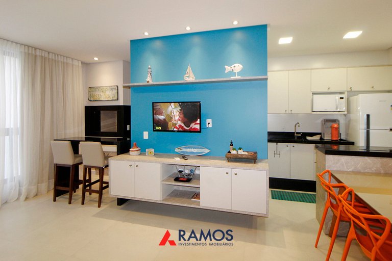 1087 Apto na praia de Bombinhas