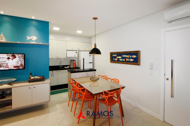 1087 Apto na praia de Bombinhas