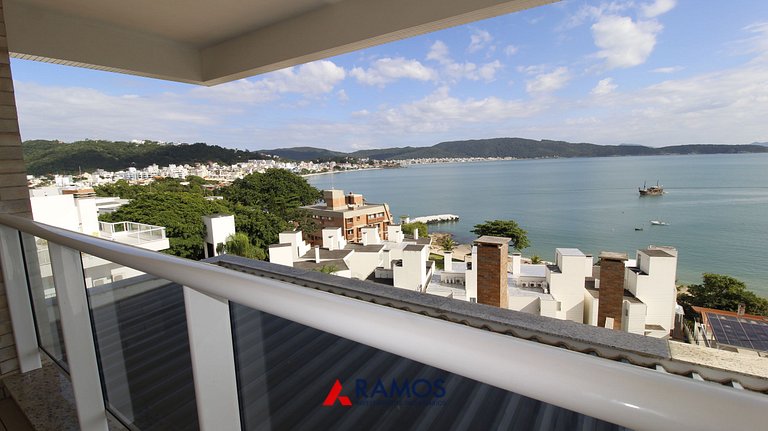 Flat Vista para o Mar e Piscina em Bombinhas 1082