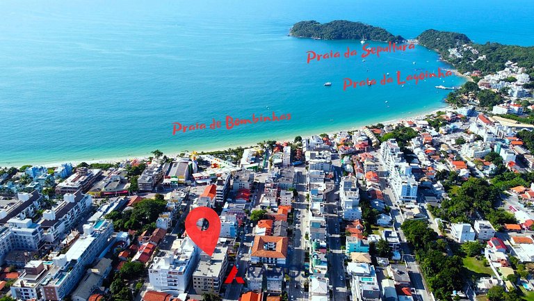 1087 Apto na praia de Bombinhas