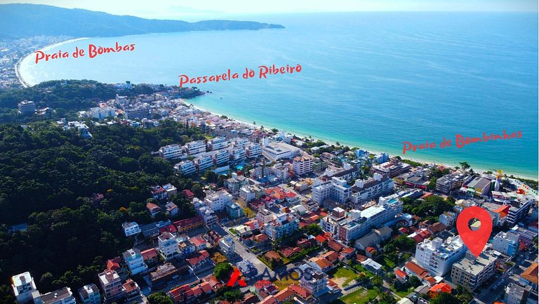 1087 Apto na praia de Bombinhas