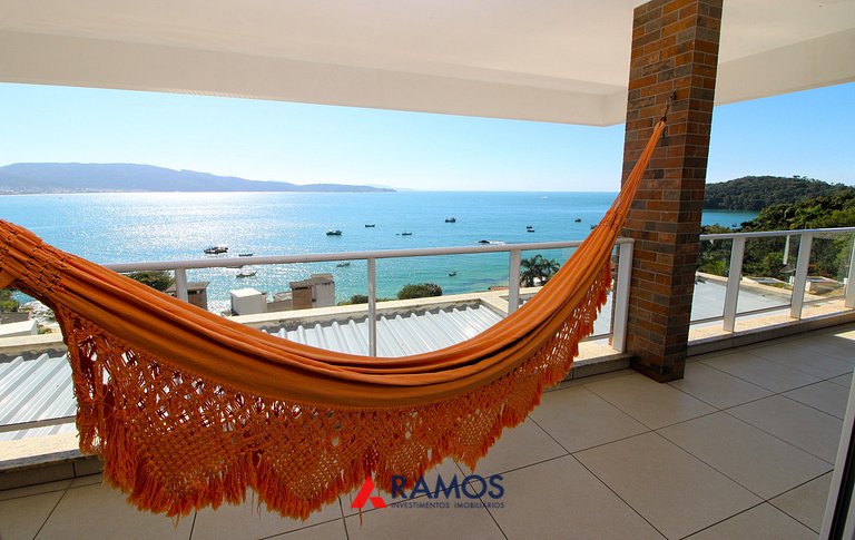 1082 - Flat Vista para o Mar e Piscina privativa em Bombinha