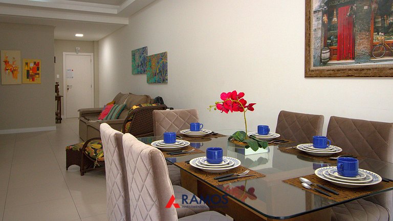 1067 - Apartamento para locação em Bombinhas com 03 suítes
