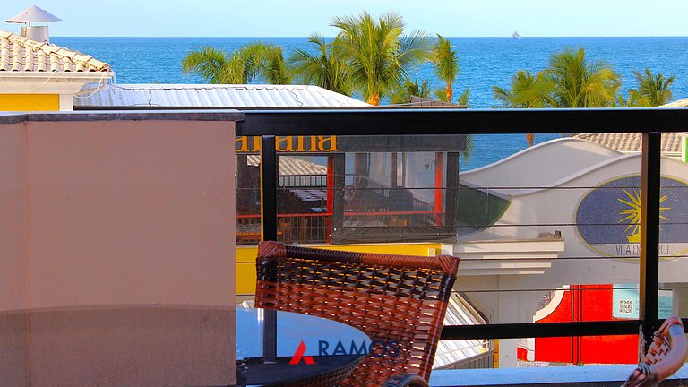 1038 - Apartamento com vista para o mar Bombinhas