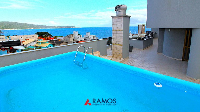 1027 - Cobertura duplex com piscina em Bombinhas