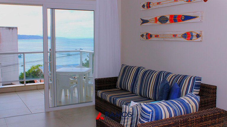 1079 - Apartamento com vista para o mar em Bombinhas