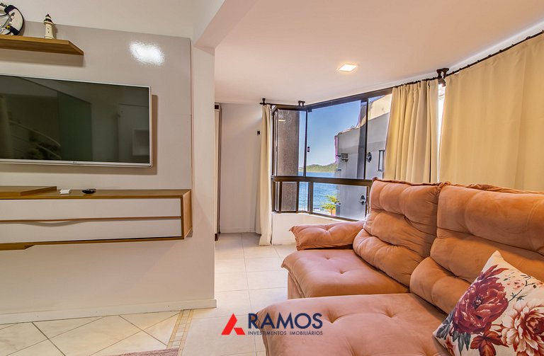 1025 Ampla cobertura duplex na Praia de Bombinhas 50mts do m