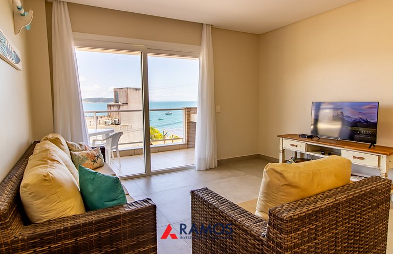 1078 - Apartamento com vista para o mar em Bombinhas