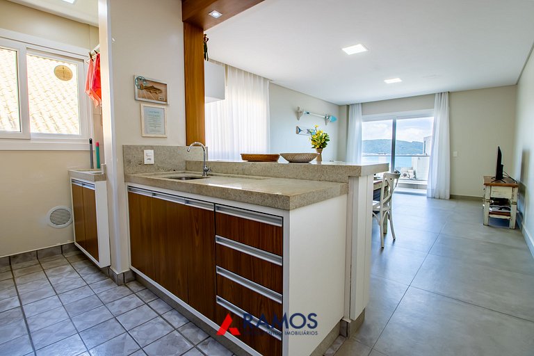 1078 - Apartamento com vista para o mar em Bombinhas