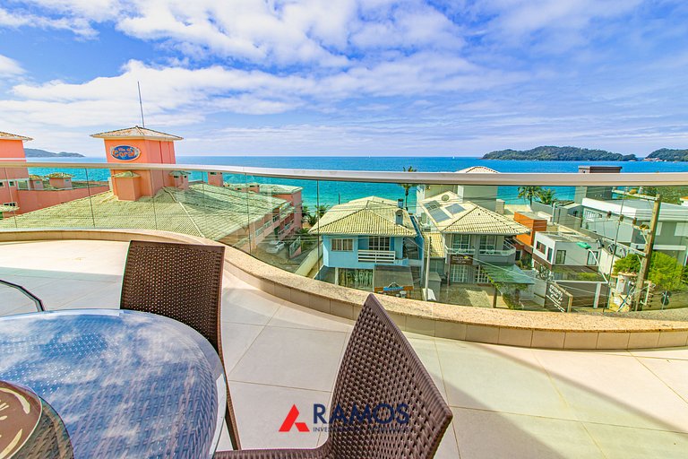1059 - Lindo Apartamento com Vista Mar na Praia de Bombinhas